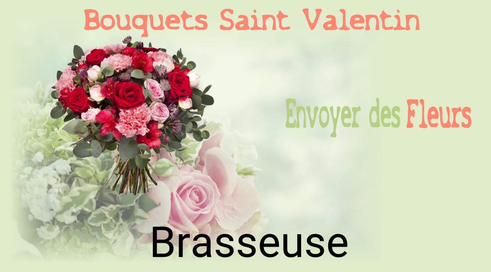 Roses de Saint-Valentin livrées à Brasseuse